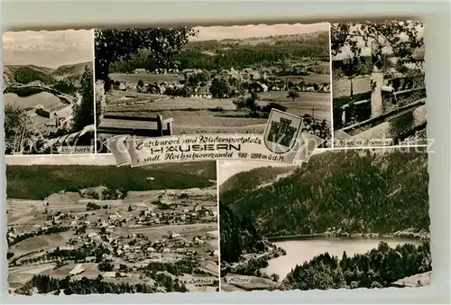 AK / Ansichtskarte Haeusern Schwarzwald Fliegeraufnahme Kraftwerk Fridolins Brunnen Panorama  Kat. Haeusern