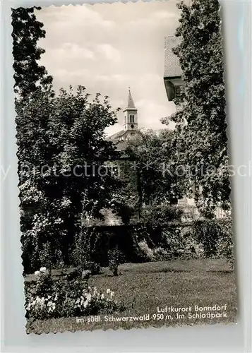 AK / Ansichtskarte Bonndorf Schwarzwald Schlosspark Kat. Bonndorf