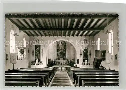 AK / Ansichtskarte Haeusern Schwarzwald Inneres der Fridolinskirche Kat. Haeusern