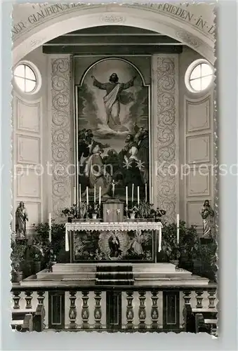 AK / Ansichtskarte Haeusern Schwarzwald Altar der Fridolinskirche Kat. Haeusern
