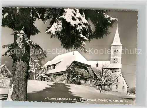 AK / Ansichtskarte Bonndorf Schwarzwald Katholische Kirche Kat. Bonndorf