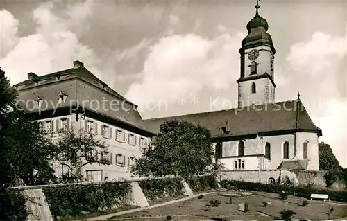 AK / Ansichtskarte Grafenhausen Schwarzwald Kirche mit Pfarrhaus Kat. Grafenhausen