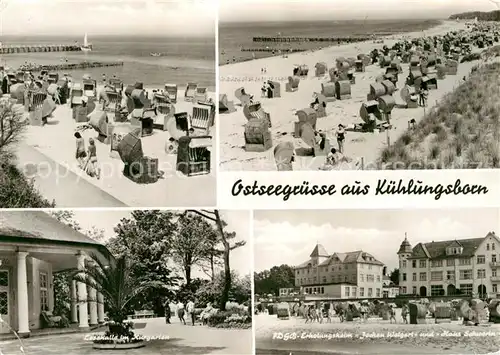 AK / Ansichtskarte Kuehlungsborn Ostseebad Lesehalle Kurgarten Erholungsheim Jochen Weigert  Kat. Kuehlungsborn