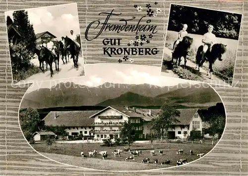 AK / Ansichtskarte Kronberg Hoeslwang Fremdenheim Reiterhof Gut Kronberg  Kat. Hoeslwang Chiemgau