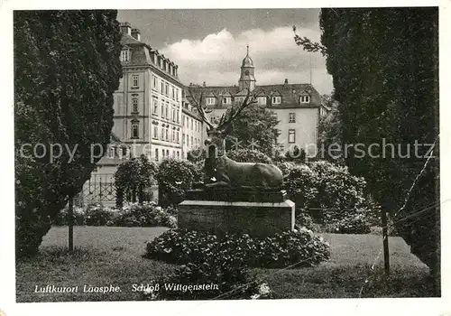 AK / Ansichtskarte Laasphe Bad Schloss Wittgenstein Kat. Bad Laasphe
