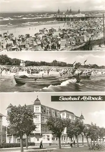 AK / Ansichtskarte Ahlbeck Ostseebad Erholungsheim Bernhard Goering  Kat. Heringsdorf Insel Usedom