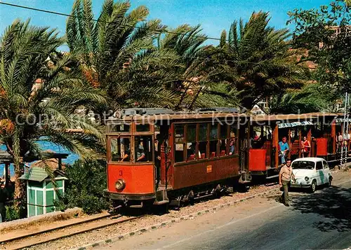 AK / Ansichtskarte Puerto de Soller Strassenbahn  Kat. Mallorca Islas Baleares