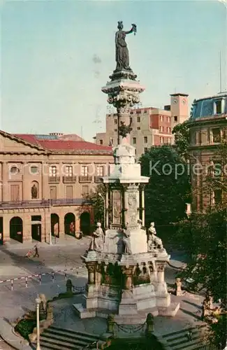 AK / Ansichtskarte Pamplona Navarra Monumento a los Fueros  Kat. Pamplona