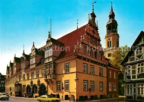 AK / Ansichtskarte Celle Niedersachsen Rathaus Stadtkirche  Kat. Celle