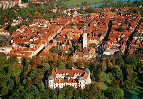 AK / Ansichtskarte Celle Niedersachsen Schloss Stadt Fliegeraufnahme Kat. Celle