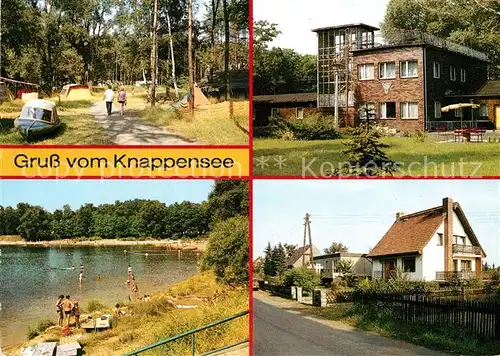 AK / Ansichtskarte Koblenz Lohsa Campingplatz Jugendtouristenhotel Knappensee 