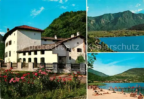 AK / Ansichtskarte Caldonazzo Castel Trapp Monte Cimone Spiaggia 