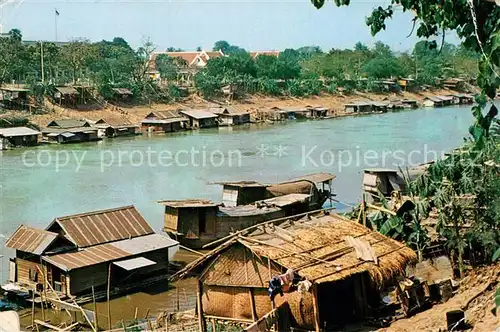 AK / Ansichtskarte Phitsanulok River Nan Floating Houses  Kat. Phitsanulok