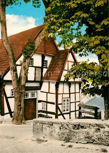 AK / Ansichtskarte Tecklenburg Altes Fachwerkhaus Anno 1513 Kat. Tecklenburg