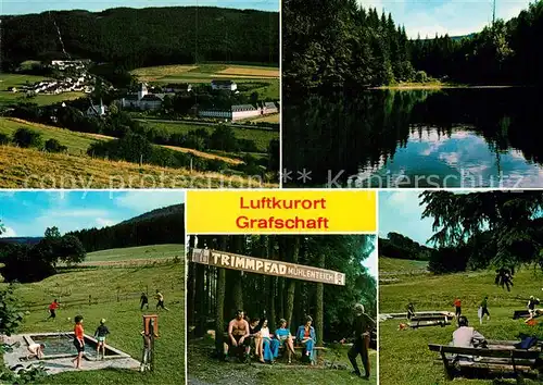 AK / Ansichtskarte Grafschaft Sauerland Trimmpfad Muehlenteich  Kat. Schmallenberg