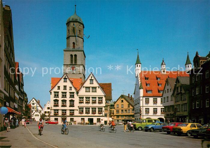 Ak Ansichtskarte Biberach Riss Marktplatz Mit Stadtpfarrkirche St Martin Kat Biberach An Der Riss Nr Kc Oldthing Ansichtskarten Baden W