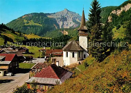 AK / Ansichtskarte Reuthe Vorarlberg Dorfmotiv mit Kirche Kat. Reuthe