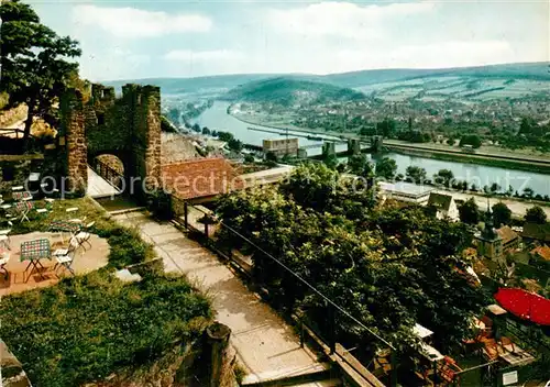 AK / Ansichtskarte Klingenberg Main Burg Terrassen Cafe Panorama Kat. Klingenberg a.Main