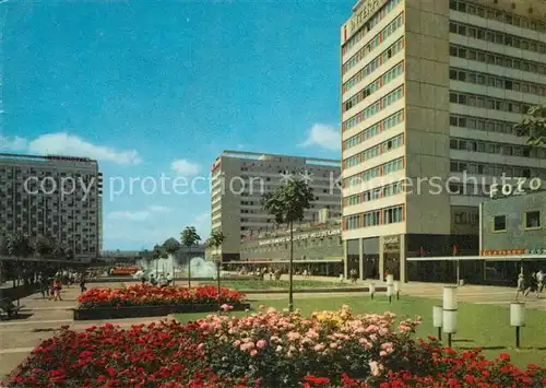 AK / Ansichtskarte Dresden Prager Str mit Interhotels Bastei Koenigstein und Newa Kat. Dresden Elbe