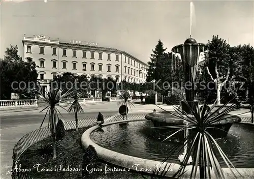 AK / Ansichtskarte Abano Terme Gran fontana e Terme Roma Kat. Abano Terme