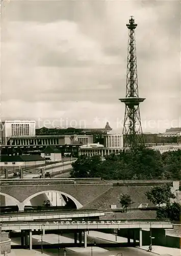 AK / Ansichtskarte Berlin Halenseestrasse mit Ausstellungsgelaende Turm Kat. Berlin