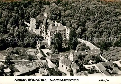 AK / Ansichtskarte Maissau Schloss Fliegeraufnahme Kat. Maissau