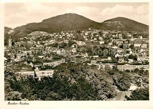 AK / Ansichtskarte Baden Baden Stadtpanorama Kat. Baden Baden