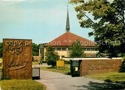 AK / Ansichtskarte Eberstadt Darmstadt Eingang zum Land Kanaan Jesu Ruf Kapelle ev Marienschwesternschaft Kat. Darmstadt