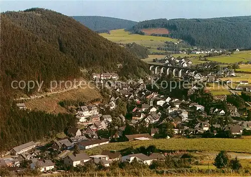 AK / Ansichtskarte Willingen Sauerland Panorama Viadukt Kat. Willingen (Upland)