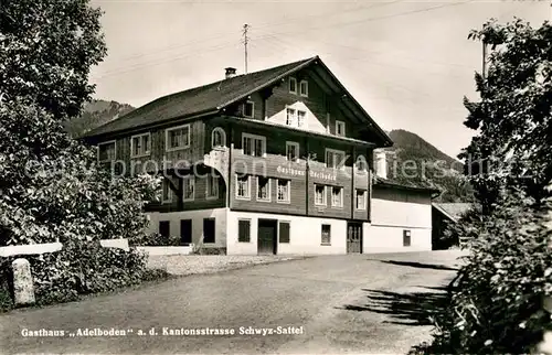 AK / Ansichtskarte Steinen SZ Gasthaus Adelboden  Kat. Steinen