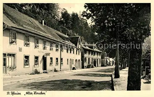 AK / Ansichtskarte St Blasien Gasthof Pension Alter Hirsch Kat. St. Blasien