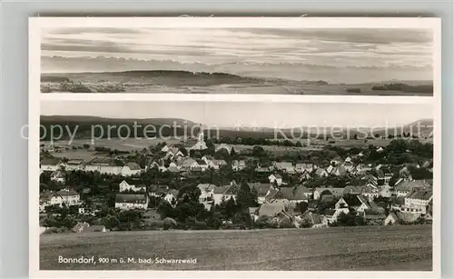 AK / Ansichtskarte Bonndorf Schwarzwald Panorama  Kat. Bonndorf