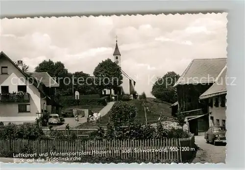 AK / Ansichtskarte Haeusern Schwarzwald Fridolinskirche Kat. Haeusern