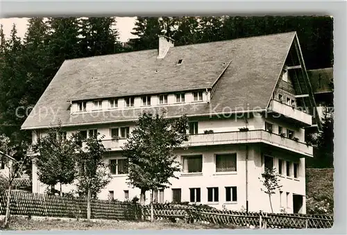 AK / Ansichtskarte Menzenschwand Kurheim Haus Pieper Kat. St. Blasien
