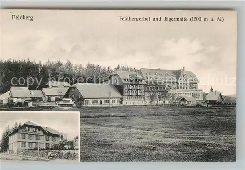 AK / Ansichtskarte Feldberg Schwarzwald Feldbergerhof Jaegermatte Kat. Feldberg (Schwarzwald)