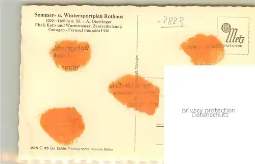 AK / Ansichtskarte Rothaus Grafenhausen kurhaus Kat. Grafenhausen