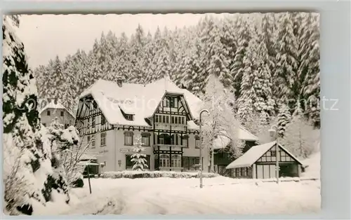 AK / Ansichtskarte Bonndorf Schwarzwald Gasthof Pension Steinasaege Kat. Bonndorf