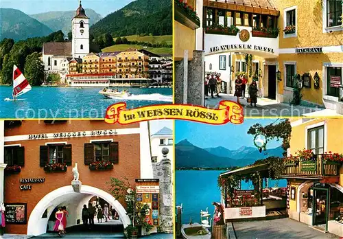 AK / Ansichtskarte St Wolfgang Salzkammergut Weisses R?ssl am Wolfgangsee Kat. St. Wolfgang im Salzkammergut