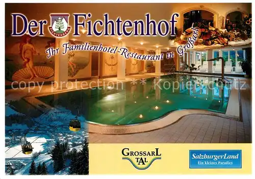 AK / Ansichtskarte Grossarl Der Fichtenhof Hotel Restaurant Schwimmbad Seilbahn Kat. Grossarl