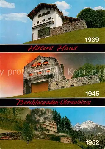AK / Ansichtskarte Berchtesgaden Obersalzberg von 1939 bis 1952 A.H. Haus Kat. Berchtesgaden