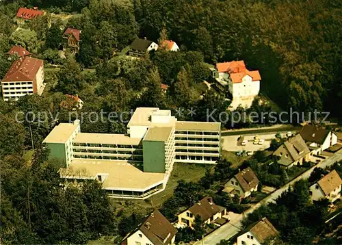 AK / Ansichtskarte Bad Gandersheim Fliegeraufnahme Osterberg Sanatorium Kat. Bad Gandersheim