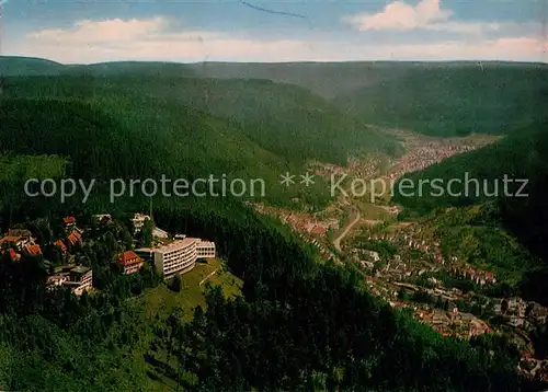 AK / Ansichtskarte Wildbad Schwarzwald Fliegeraufnahme  Kat. Bad Wildbad