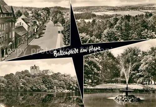 AK / Ansichtskarte Ballenstedt  Kat. Ballenstedt