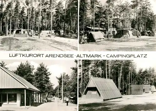 AK / Ansichtskarte Arendsee Altmark Campingplatz Kat. Arendsee