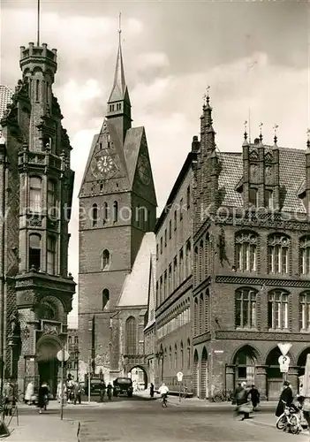 AK / Ansichtskarte Hannover Altes Rathaus Marktkirche Kat. Hannover