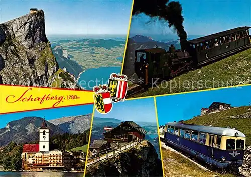 AK / Ansichtskarte Schafberg Salzkammergut Zahnradbahn  Kat. St Wolfgang am Wolfgangsee