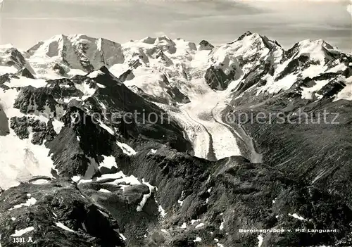 AK / Ansichtskarte Bernina GR Berninagruppe vom Piz Languard