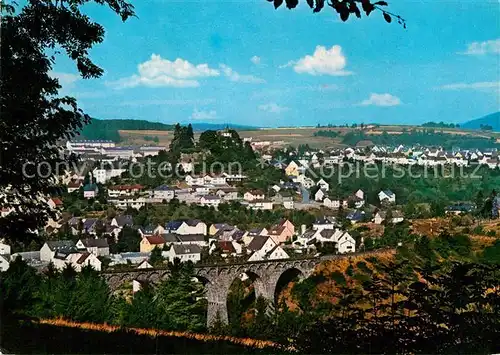 AK / Ansichtskarte Daun Eifel Panorama Viadukt Kat. Daun