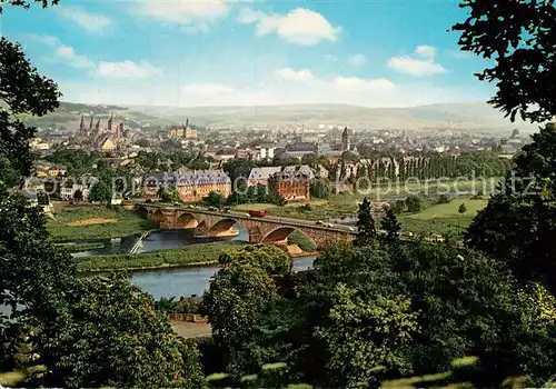 AK / Ansichtskarte Trier Stadtpanorama Moselbruecke Kat. Trier