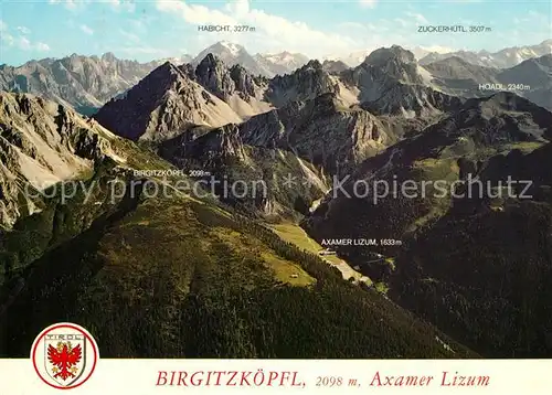 AK / Ansichtskarte Birgitzkoepfl Panorama Bergkette Kat. Birgitz